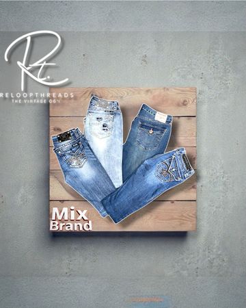 RT1487 Mix Brand BootCut Jeans