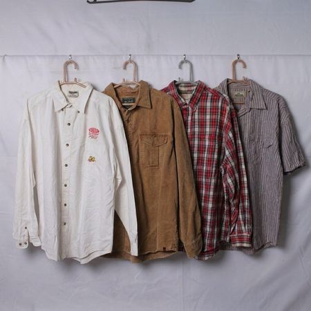 Branded Shirts | 12 pcs | Woolrich, RedHead, NASCAR Racing & Plaid | Corduroy, Flannel & Work Shirts | BND 02/36
