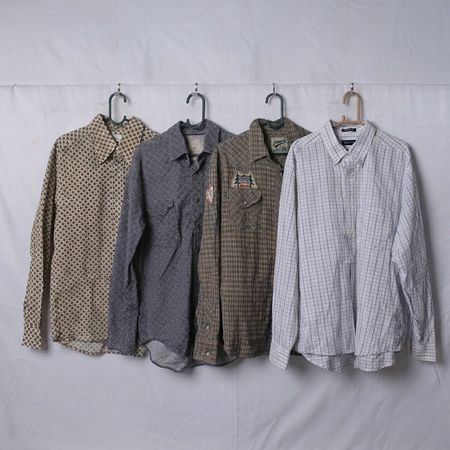 Branded Shirts | 10 pcs | Chaps, Hollywood Ranch Market & Western Print | Paisley, Plaid & Geo Print | BND 04/36
