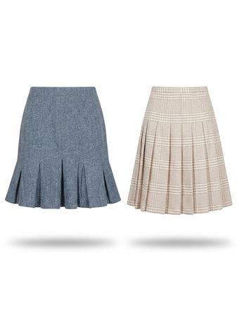 (FV-1181) Y2K Wool Skirts