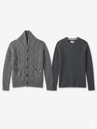 (FV-1185) Gray  Winter Collection Knitwear -Sweater