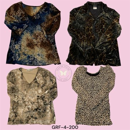 Brown Y2K Style Poly Blouse – Lightweight Top (GRG-4-200)