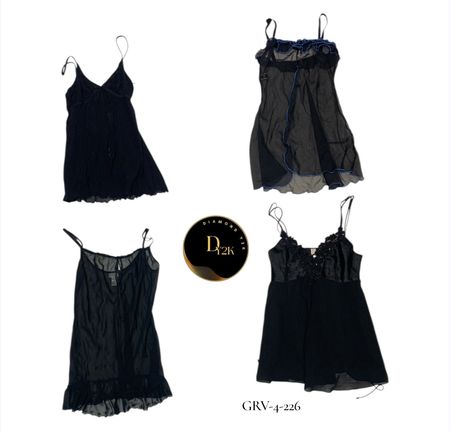 Robe de nuit en coton doux Y2K – Esthétique de nuit confortable (GRV-4-227)