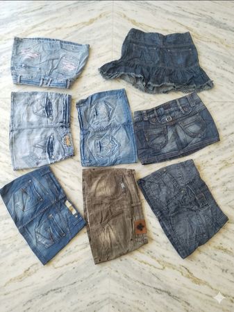 Vintage Low-Rise Dreams: Rare Denim Skirt Collection
 (MSK-171)