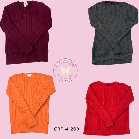 Y2K Open Knit Cable Sweater – Aesthetic Streetwear Oversized Fit (GRF-4-209)