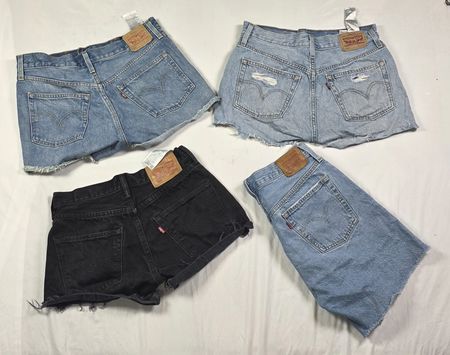 Levi's mini denim shorts