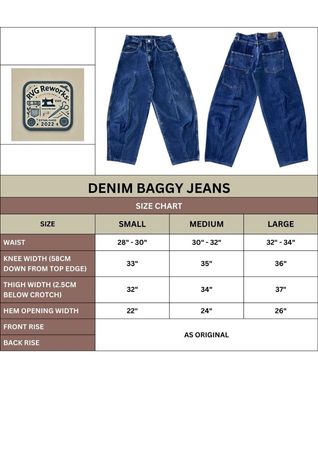 Upcycled Baggy Panelled LLW Jeans