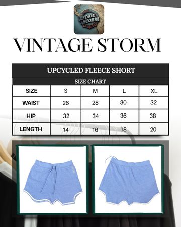 Upcycled Fleece Mini Skirt