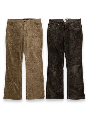 (FV-1189) Y2K Flred Corduroy Pants