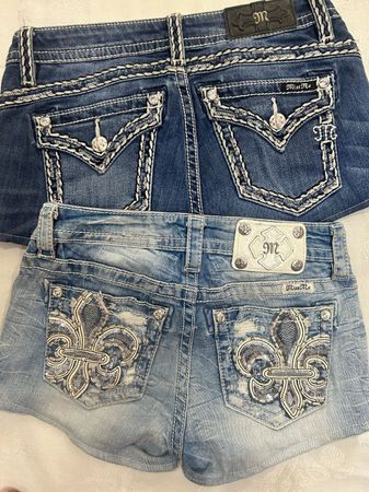 Miss me true religion rockrevival shorts