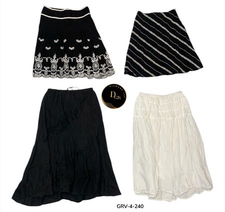 y2k mix cotton skirt (GRV-4-240)