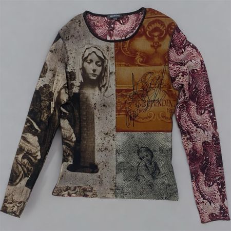 Y2K long sleeve Blouse.