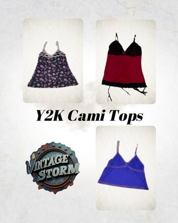 Y2K Cami Tops