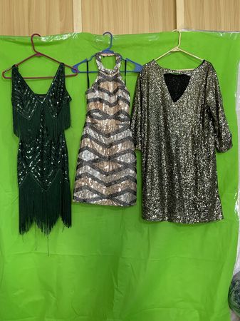 Beautiful mini beaded dress