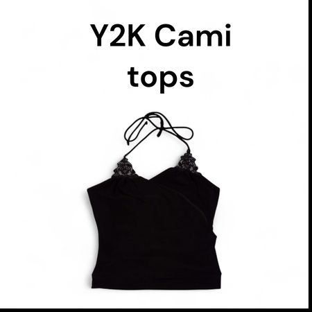 Y2K crop Cami tops