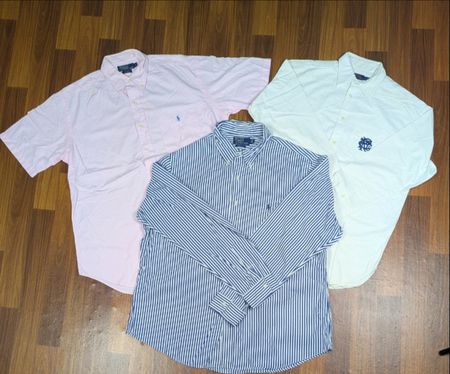 Polo Ralph Lauren Button-Up Shirt | Button-Down Oxford Shirt | Vintage Casual Mens Shirt