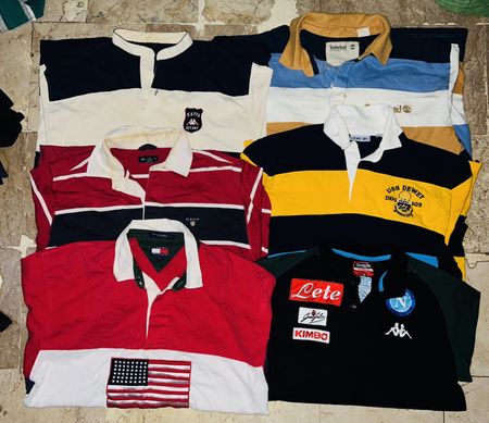 Mix brand vintage rugby shirts bundle 105