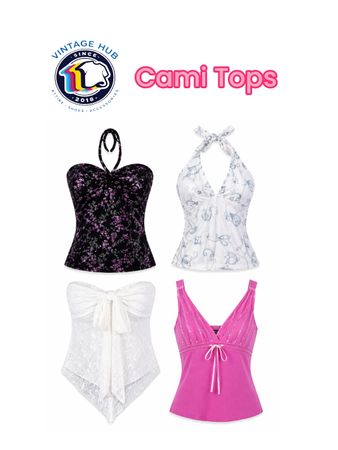 Y2K Cami Tops
