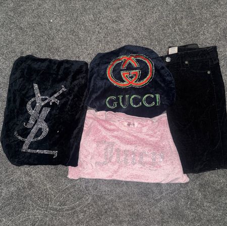 Mix Brand Velvet,Velour items