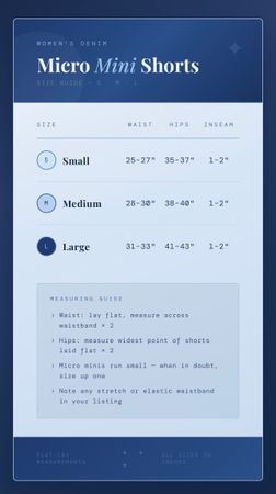 Upcycled Y2K Mini /Micro Shorts