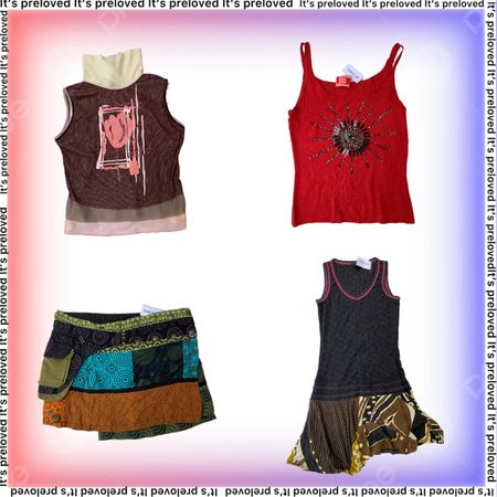 Edgy Textured Finds -tops, dresses and skirts (SS-2275)