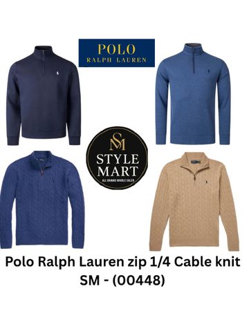 Polo Ralph Lauren Zip1/4 Cable knit SM - (00448)