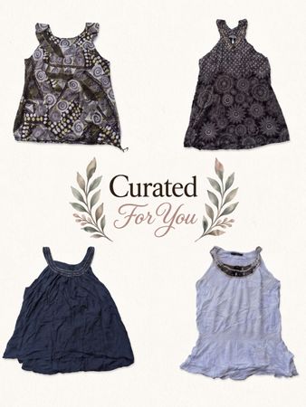 Y2K Cotton Beaded & Sequin Tops