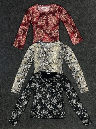 Retro Glam Y2K Style Tops - [TS-0527]