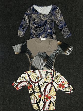 Y2K Style Sleek Print Tops - [TS-0530]