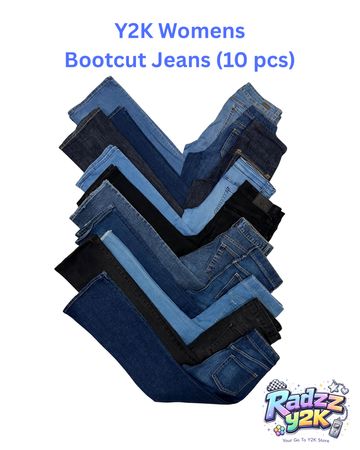 Y2K Womens Bootcut Jeans