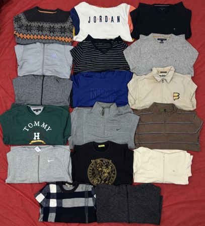Mix branded sweaters