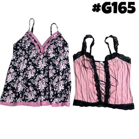 Y2k basic cami tops ##165