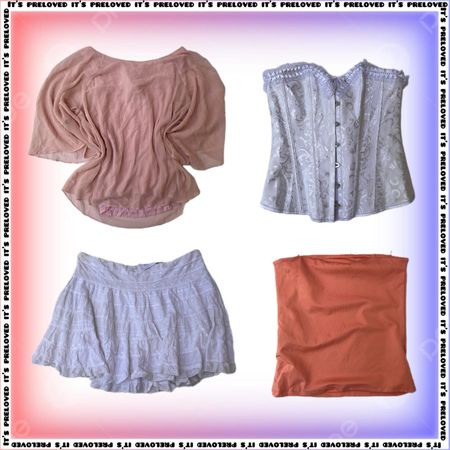 Shabby Chic Y2K Tops, Skirts (SS-2265)