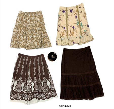 Y2K Cotton Skirt – Premium Quality, Trendy & Timeless Look (GRV-4-243)
