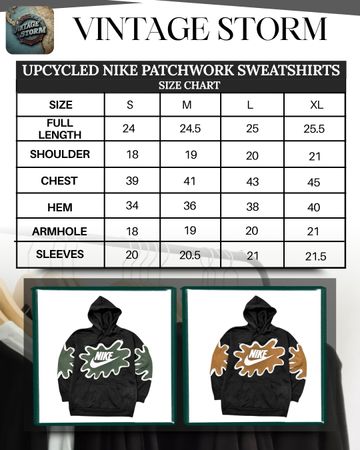 Upcycled Nike Patchwork Sweatshirts