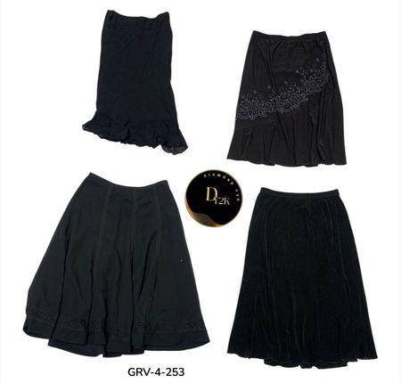 Classic Poly Skirt – Lightweight Fabric with Modern Y2K Vibe (GRV-4-253)