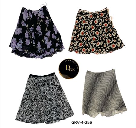 Premium Poly Skirt – Smooth Texture & Timeless Aesthetic (GRV-4-256)