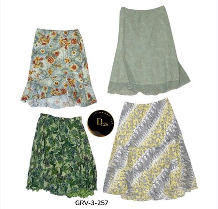 Premium Poly Skirt – Smooth Texture & Timeless Aesthetic (GRV-4-257)