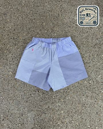 Upcycled Patchwork RL Shorts
