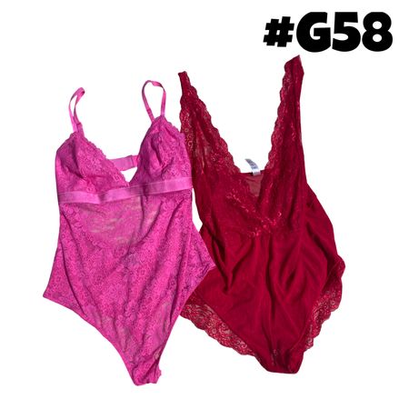 Women Lace Bodysuit Teddy Lingerie (brands) Pink and Dkny etc. #G58
