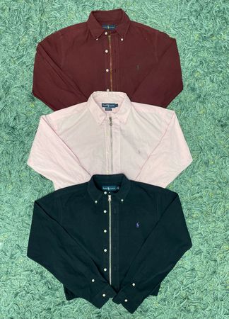 Upcycle Ralph Lauren Crop Shirts (DV -04)