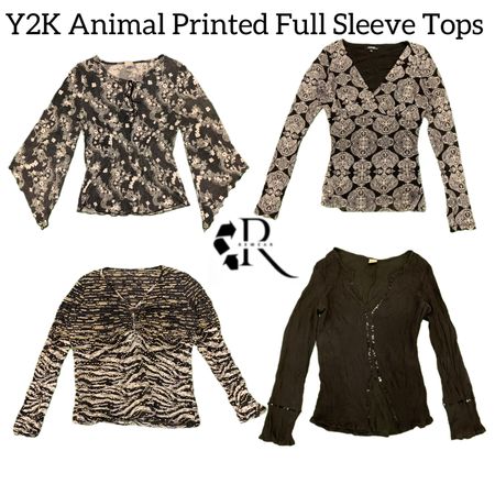 Y2K Animal Printed Full Sleeve Tops RW-1803