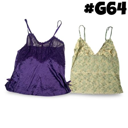 Y2k lace trim cami tops (brands) Victoria secret ad Nine West etc. #G64