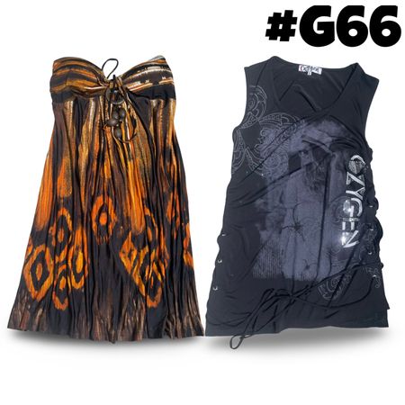 Y2K printed tops ( brands) Apt9 and First option etc. #G66