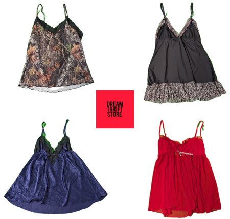 DESIGNER CAMI TOPS BRANDS INCLUDED HOT, WILDERNESS DREAMS, VICTORIA 's SECRET, ETC