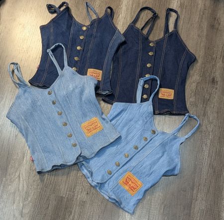 5187 - Top in denim Levi's riciclato