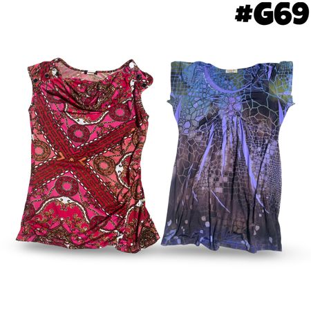 Y2k printed tops (brands) Victoria secret and coco me etc. #G69