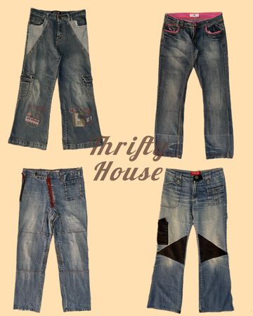 Y2K Street Denim Edit Jeans(TH/347)