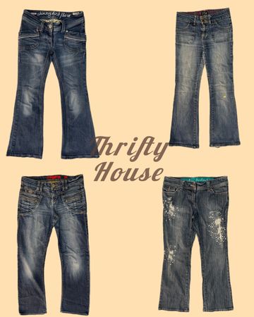 Flare Fit Fever Y2k Jeans(TH/348)
