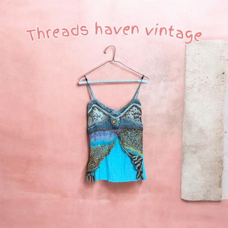 Tah#072 Y2K Beaded Top – Embellished Aesthetic Party Top